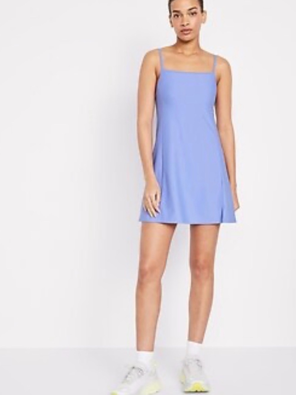 Old Navy Active Powersoft Cami Dress / skort, Light Blue, Medium - Picture 7 of 8